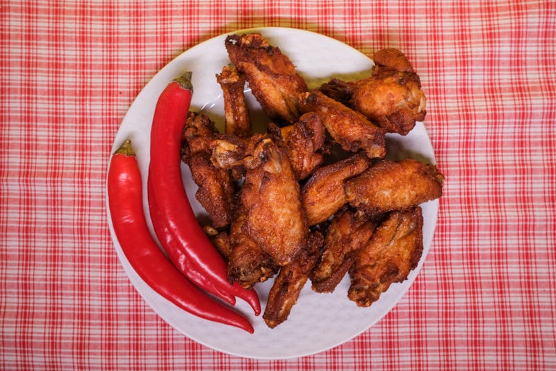 Lemon Pepper Wings with zesty lemon pepper seasoning
