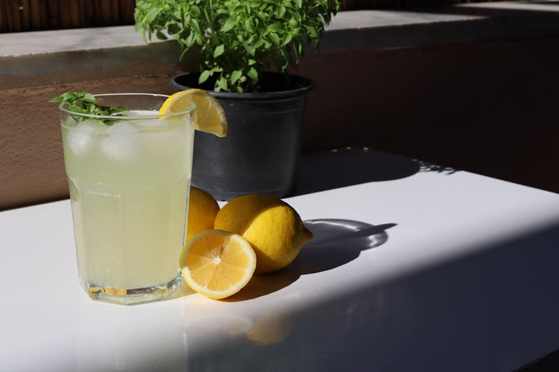 Fresh Lemonade freshly squeezed lemonade with mint